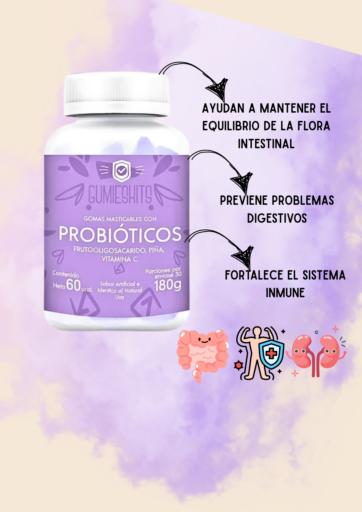 GOMAS PROBIÓTICOS